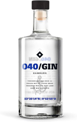 Die schlichte, elegante, Weißglas Apothekerflasche, wir befüllt mit 500ml und 40% vol.