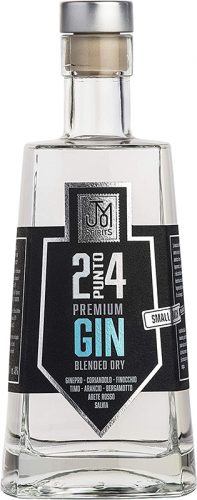 Der 2 Punto 4 wird aus 8 Botanicals hergestellt und hat einen Alkoholgehalt von 48%.