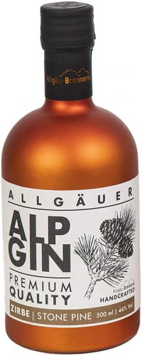Von der Brennerei Allgäuer wird der handcrafted Dry Gin mit 44% vol. hergestellt.