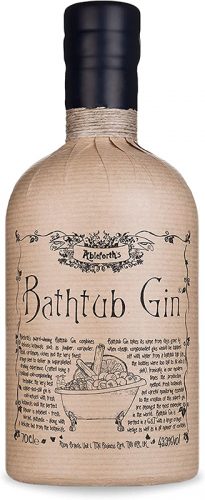 Jede Flasche des Bathtub Gin ist ein Unikat, da sie von Hand eingewickelt, gebunden und mit Wachs versiegelt wird.