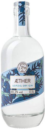 Der Dry Gin aus Leipzig wird aus 32 Botanicals hergestellt und in einer 0.5l Flasche abgefüllt.