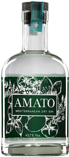 Amato bedeutet "der Geliebte", so wird der Wiesbadener Dry Gin aus Liebe zum Gin mit 43.7% vol. hergestellt.