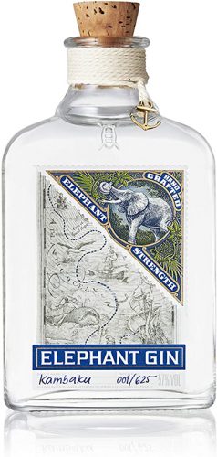 Die liebevoll entworfenen Flaschen von Elephant Strength Gin tragen die Namen der „Glorreichen Sieben“, den stärksten und eindrucksvollsten Elefanten im Krüger National Park in Südafrika.