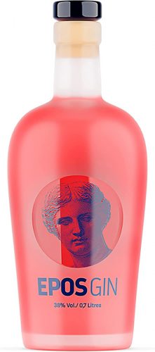 EPOS Pink Grapefruit Gin wird aus 10 verschiedenen Kräutern, Gewürzen, Wurzeln und Blumen aus ganz Griechenland hergestellt.