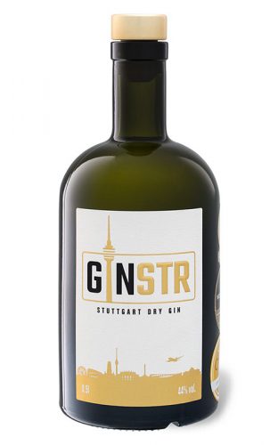 GINSTR – Stuttgart Dry Gin ist eine Liebeserklärung an Stuttgart mit 46 sorgfältig ausgewählten Botanicals.