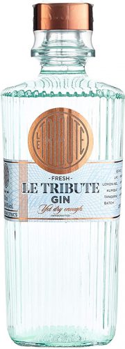 le-tribute-gin Der 2017 kreierte Gin, mit dem klingenden Namen Le Tribute Dry Gin wurde von dem Familienunternehmen MG Destilerias entwickelt.