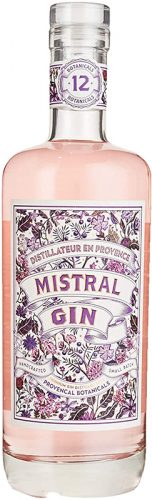 Das Etikett ist eine wunderschöne Wanderung durch den lila, rosé und braunen Garten der Provence, der die verschiedenen Botanicals widerspiegelt.