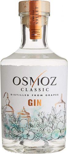Der Osmoz Classic Gin wird von dem französischen Unternehmen Vallet mit 43% vol. und 9 Botanicals hergestellt.
