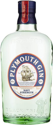 Aus der Familie Plymouth, der Navy Strength Gin mit 57% Alkohol.