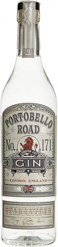 portobello-road-no-171-london-dry-gin Ein London Dry Gin, aus 9 Botanicals, 42% vol. Alkoholgehalt, gefüllt und verschlossen in London.