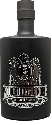 proud-strong-noble-triple-silver-distilled-gin Handverlesene Botanicals, aus lokalem Anbau und 44% Alkohol machen den Proud, Strong & Noble Gin zu einen Gin.