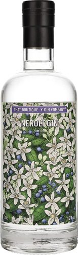 Die Flasche sagt alles über den Gin aus, ein sehr einfach gehaltenes Design aus Maiglöckchen und Wacholderbeeren.