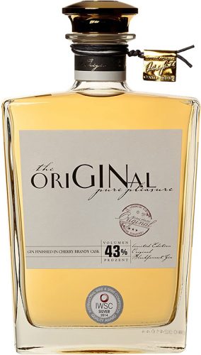 The Original ist ein Gin der in Cherry Brandy Eichenfass reift und einen Alkoholgehalt von 43% vol. hat.