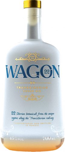 Dieser in Russland hergestellte und abgefüllte Premium-Gin vereint 22 Botanicals, die entlang der 9.288 km langen transsibirischen Eisenbahn Strecke gesammelt werden.