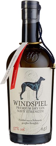 Der Windspiel Dry Gin Navy Strength 57 Prozent wird in aufwendiger und traditioneller Handarbeit in der Vulkaneifel in Deutschland hergestellt.