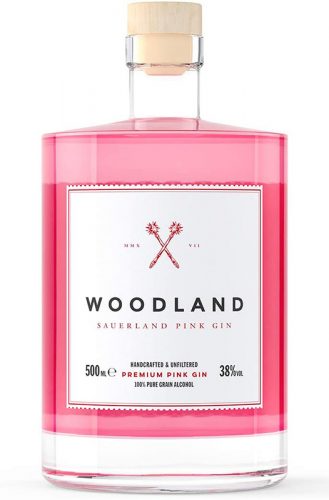 Woodland Pink Gin ist ein Awards Winner Gin aus dem Sauerland